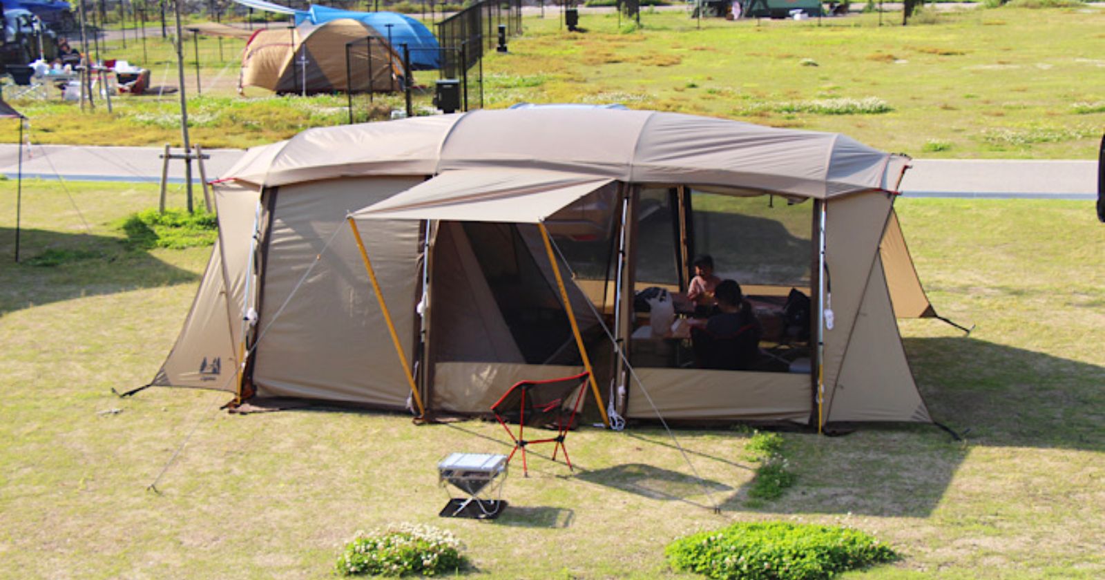 キャンパルジャパン アポロン テント(5人用アーチ型テント)