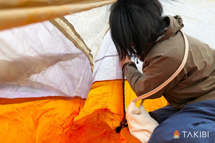 ビッグアグネス（BIG AGNES） SCOUT PLUS UL2の設営