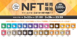 大人気！TAKIBIシェラカップのNFT第2弾販売！【本日21時販売開始】