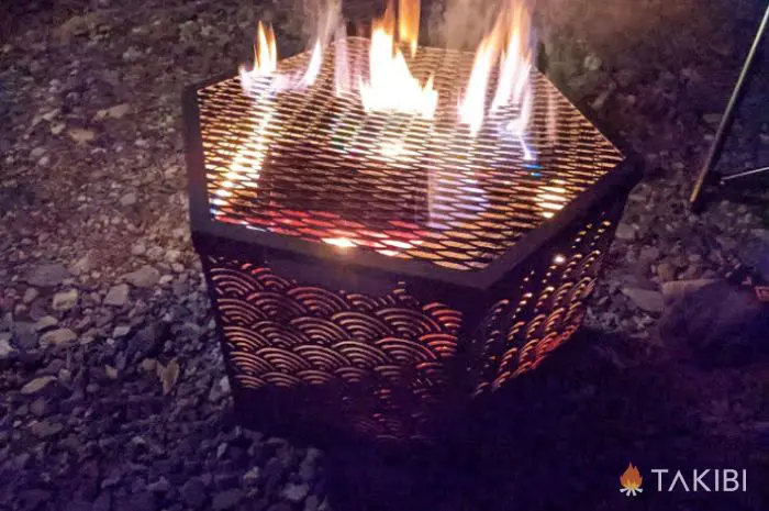 S'more・和柄六面焚火台｜おしゃれな和柄が魅力的！｜TAKIBI