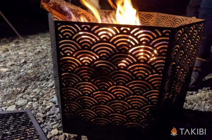 S'more・和柄六面焚火台｜おしゃれな和柄が魅力的！｜TAKIBI（タキビ