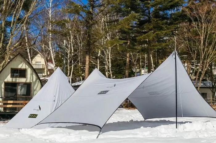 限定】tent-Mark DESIGNS×EKAL焚火タープTCコネクトヘキサ  