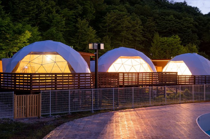 GLAMPSEASON Glamping Spa Sendai（旧：「杜 〜KOMOREBI〜」）