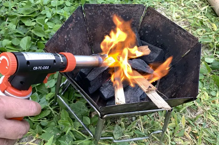 炎放射器加熱ライター ガスバーナーライター加熱屋外バーベキュー調理キャンプ 通販