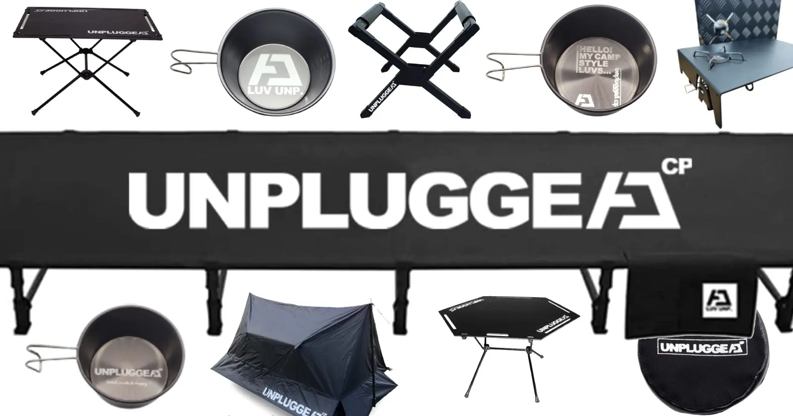 UNPLUGGED CPアンプラグド コット ブラック キャンプ - 寝袋/寝具