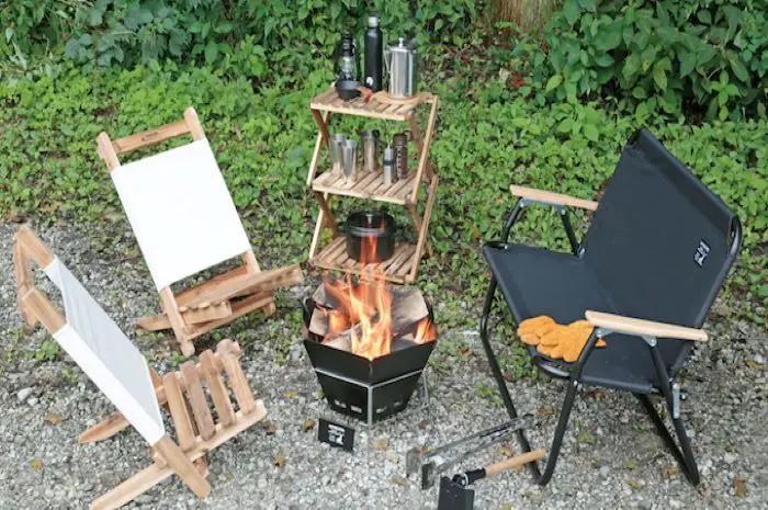 キャプテンスタッグ 鹿番長 ライトチェア 軽量 簡単収納 used品