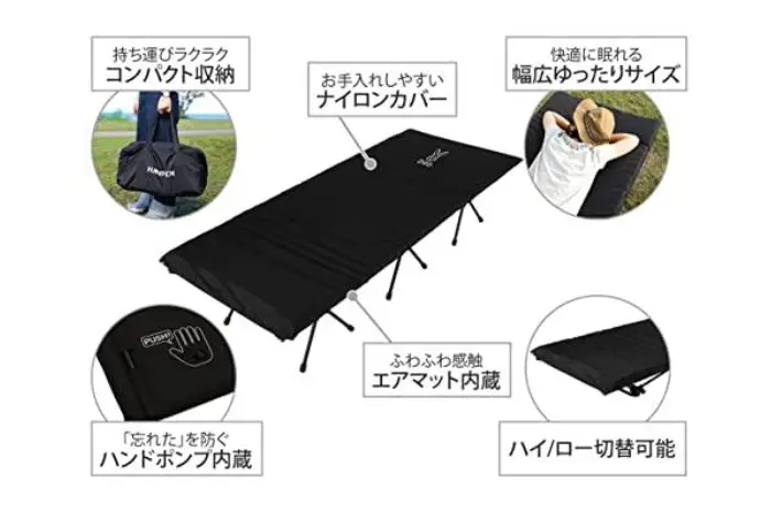 アウトドア寝具 DOD TAKIBI COT タキビコット | DOD STORE （ディーオーディー公式オンライン