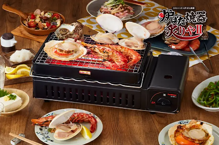Iwatani - iwatani やきまるⅡ カセットガススモークレス焼肉グリル やきまるII