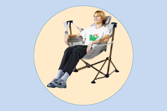 【未使用品 】ハンモックチェア LOGOS アウトドア キャンプ フェス 美品 LOGOS ロゴス ハンモック チェア 椅子 Tradcanvas ドリンク